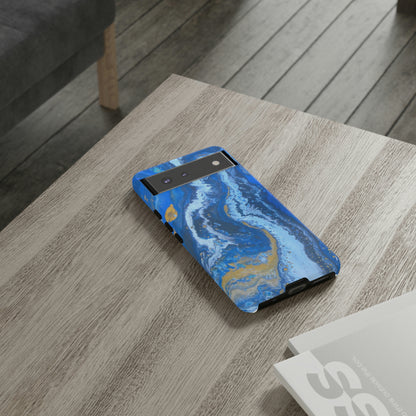 Acrylic Blue Gold Android Case (Protective) Phone Case