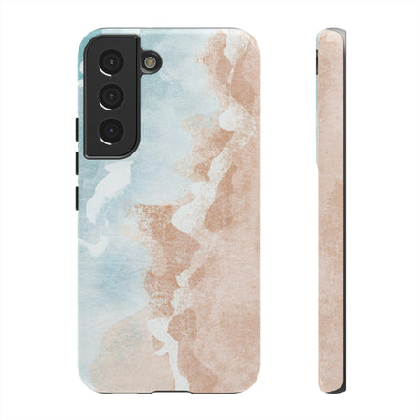 Boho Sea Beach Android Case (Protective) Samsung Galaxy S22 Glossy Phone Case