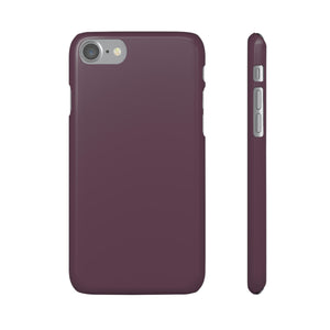 Eggplant iPhone Case (Slim) iPhone 7 Glossy Phone Case