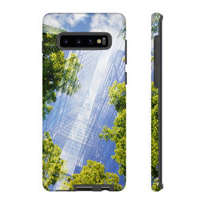 Green City Android Case (Protective) Samsung Galaxy S10 Plus Glossy Phone Case