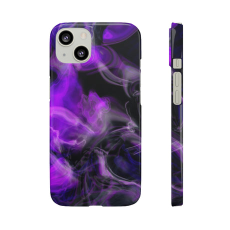 Purple Marble iPhone Case (Slim) iPhone 13 Glossy Phone Case