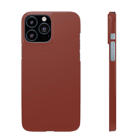 Burnt Umber iPhone Case (Slim) iPhone 13 Pro Max Glossy Phone Case