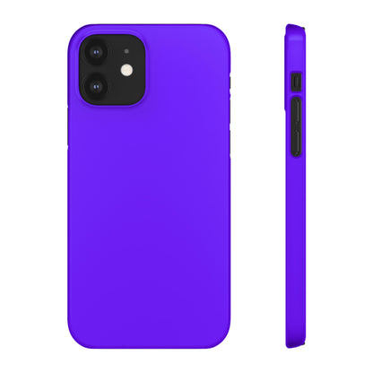 Electric Indigo iPhone Case (Slim) iPhone 12 Glossy Phone Case