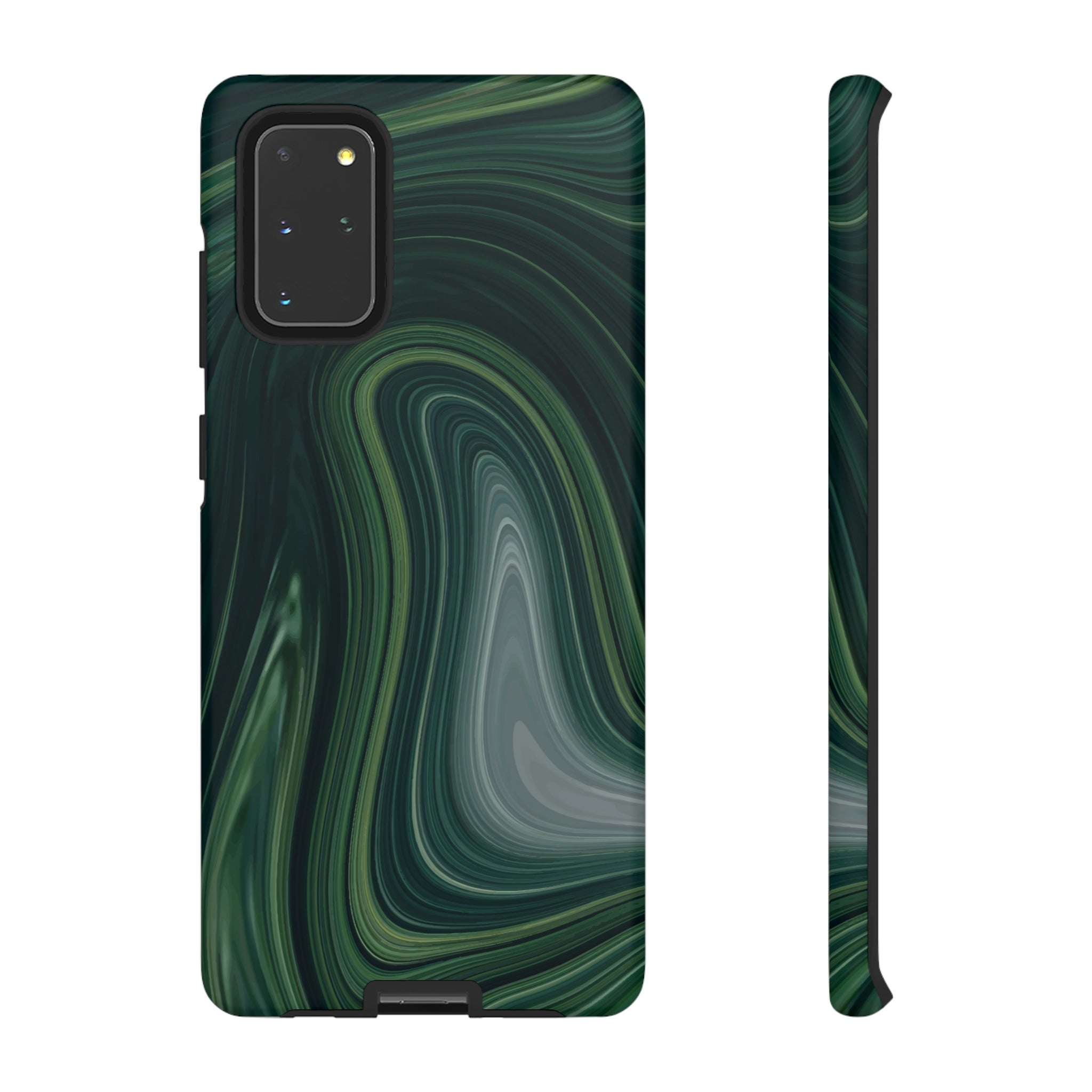 Green Marble Android Case (Protective) Samsung Galaxy S20+ Matte Phone Case