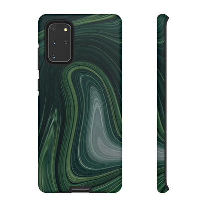 Green Marble Android Case (Protective) Samsung Galaxy S20+ Matte Phone Case