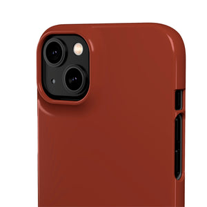 Burnt Umber iPhone Case (Slim) Phone Case