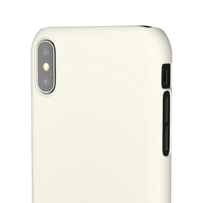 Floral White iPhone Case (Slim) Phone Case