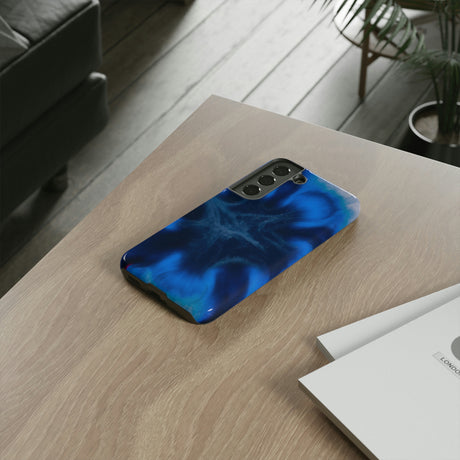 Blue Star Marble Ink Art Android Case (Protective) Phone Case