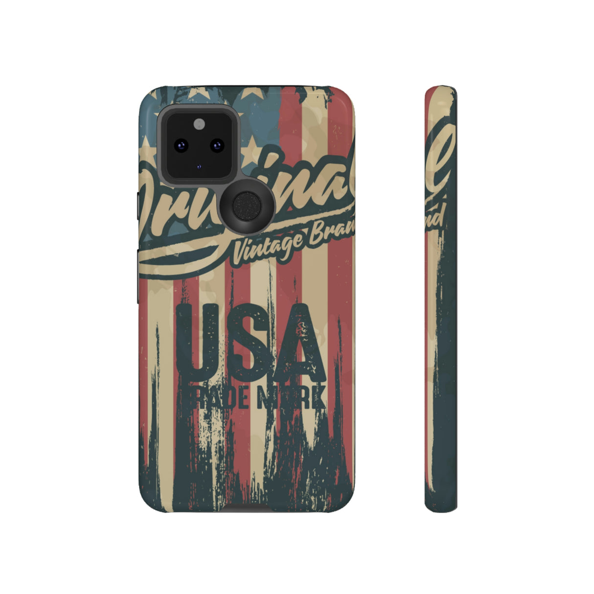 American Vintage Flag Android Case (Protective) Google Pixel 5 5G Glossy Phone Case