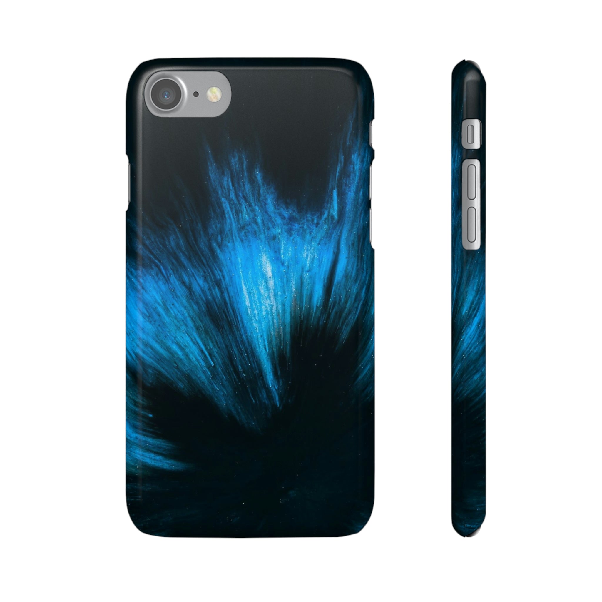 Midnight Shadow Ink Art iPhone Case (Slim) iPhone 7 Glossy Phone Case