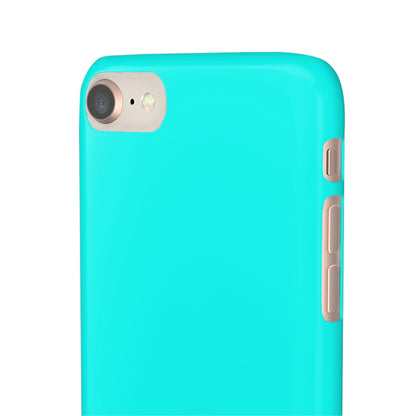 Flourescent Blue iPhone Case (Slim) Phone Case