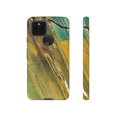 Cracked Yellow Android Case (Protective) Google Pixel 5 5G Matte Phone Case