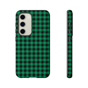 Green Flannel Android Case (Protective) Samsung Galaxy S23 Matte Phone Case