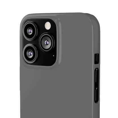 Dim Gray iPhone Case (Slim) Phone Case