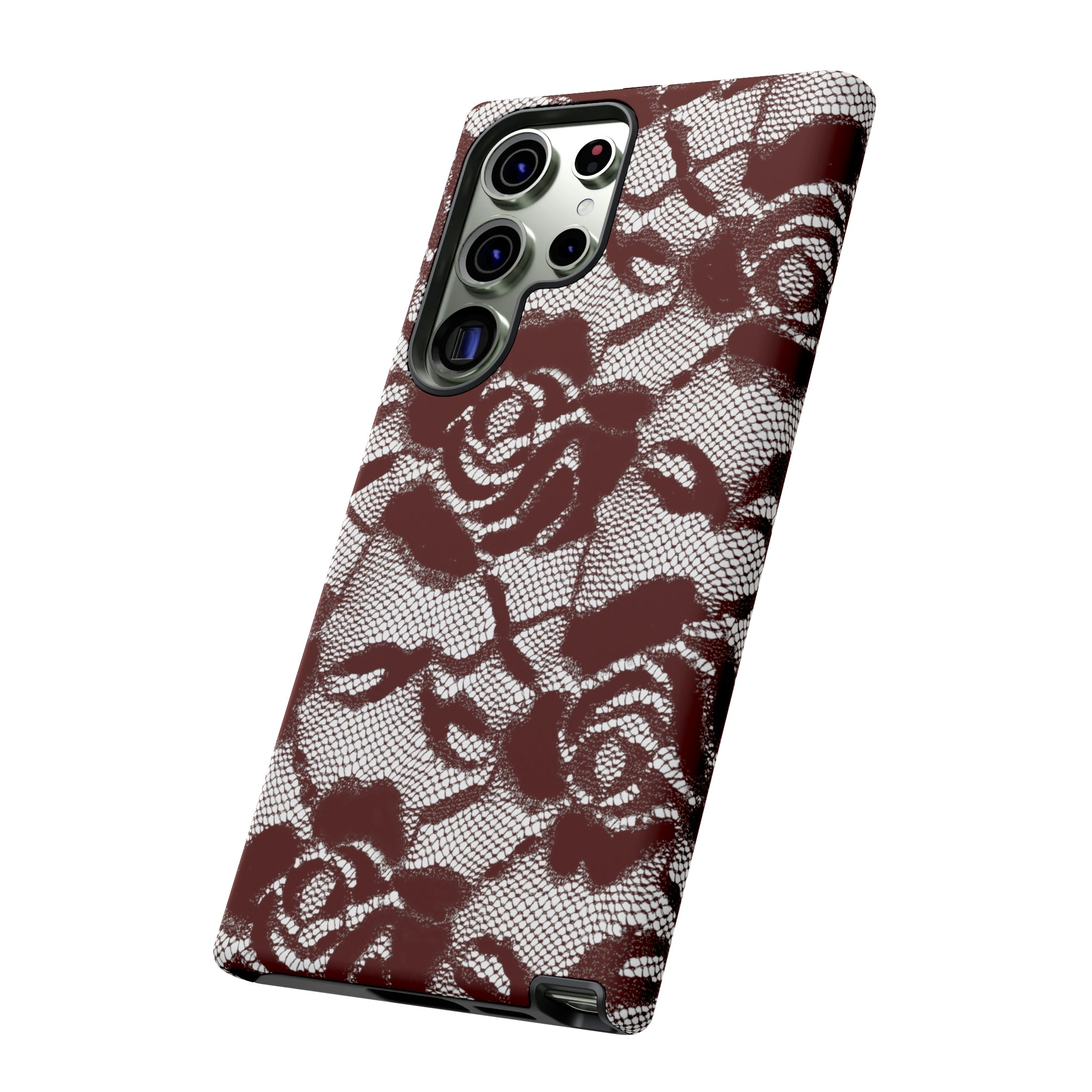 Red Rose Lace Gothic Flower Samsung Case (Protective) Phone Case