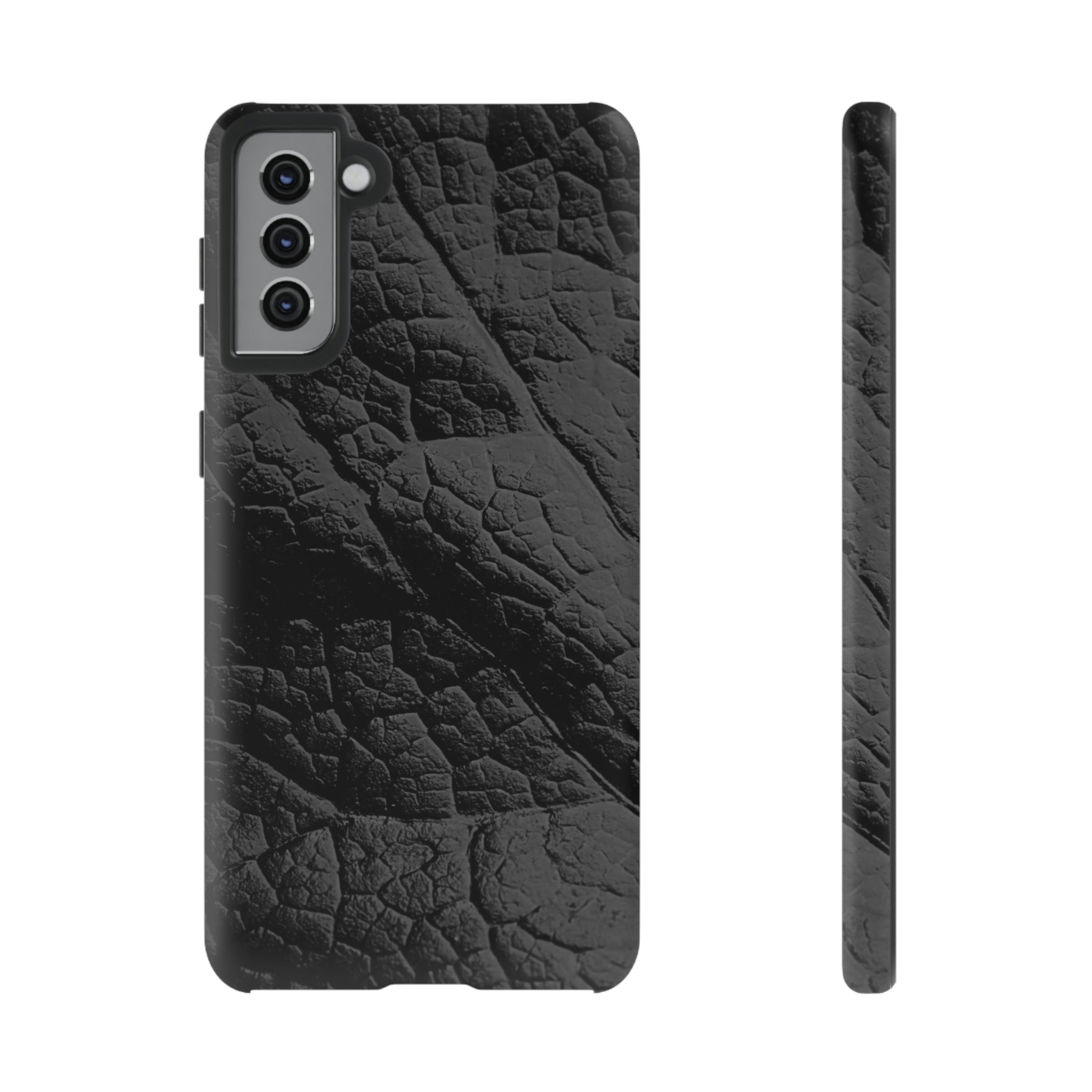 Black Leaf Android Case (Protective) Samsung Galaxy S21 Plus Matte Phone Case