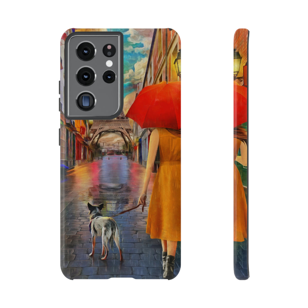 Rainy Day Paris Android Case (Protective) Samsung Galaxy S21 Ultra Glossy Phone Case