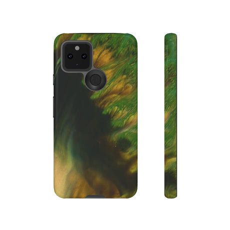 Green Forest Ink Art Android Case (Protective) Google Pixel 5 Glossy Phone Case