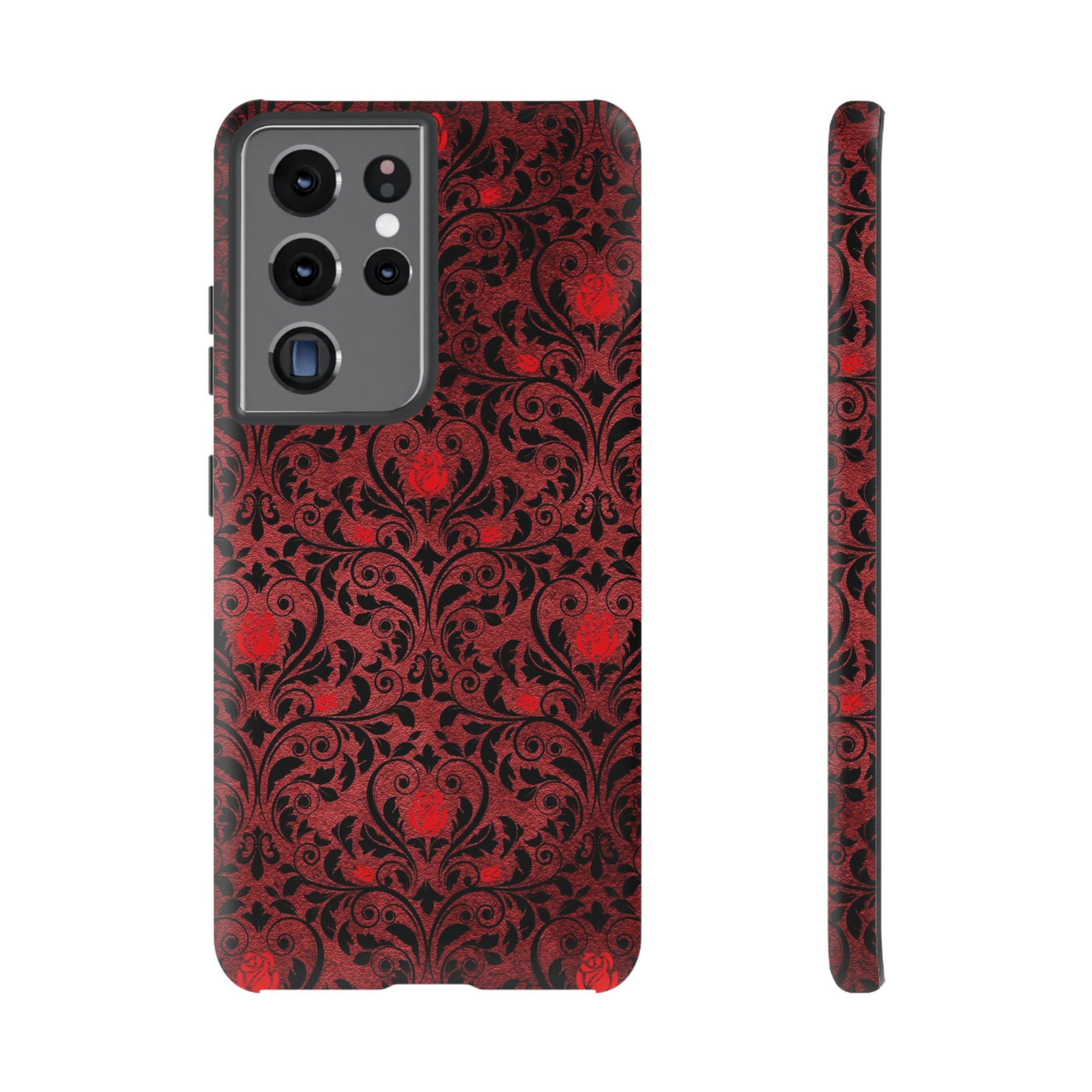 Fornge Gothic Flower Samsung Case (Protective) Samsung Galaxy S21 Ultra Matte Phone Case