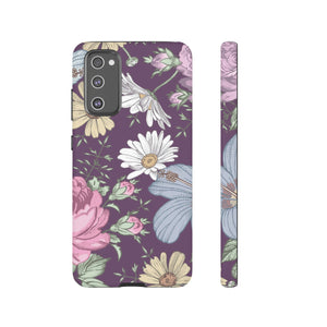 Purple Grass Vintage Flower Samsung Case (Protective) Samsung Galaxy S20 FE Matte Phone Case