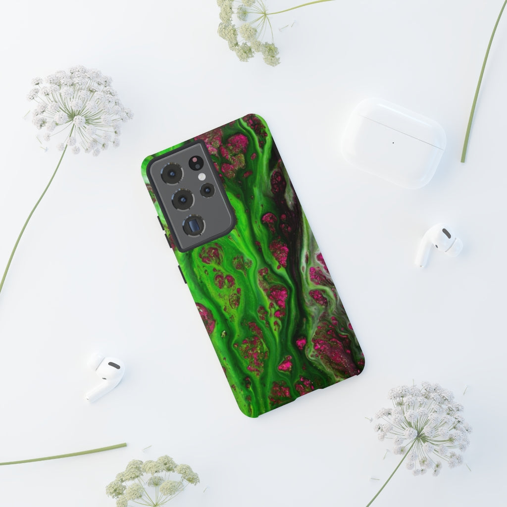 Toxic Green Ink Art Android Case (Protective) Phone Case