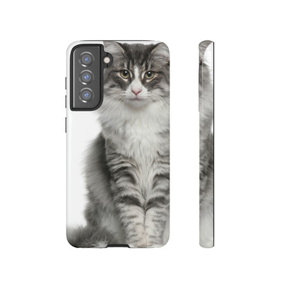 Forest Cat Android Case (Protective) Samsung Galaxy S21 FE Glossy Phone Case