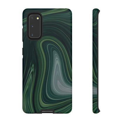 Green Marble Android Case (Protective) Samsung Galaxy S20 Glossy Phone Case