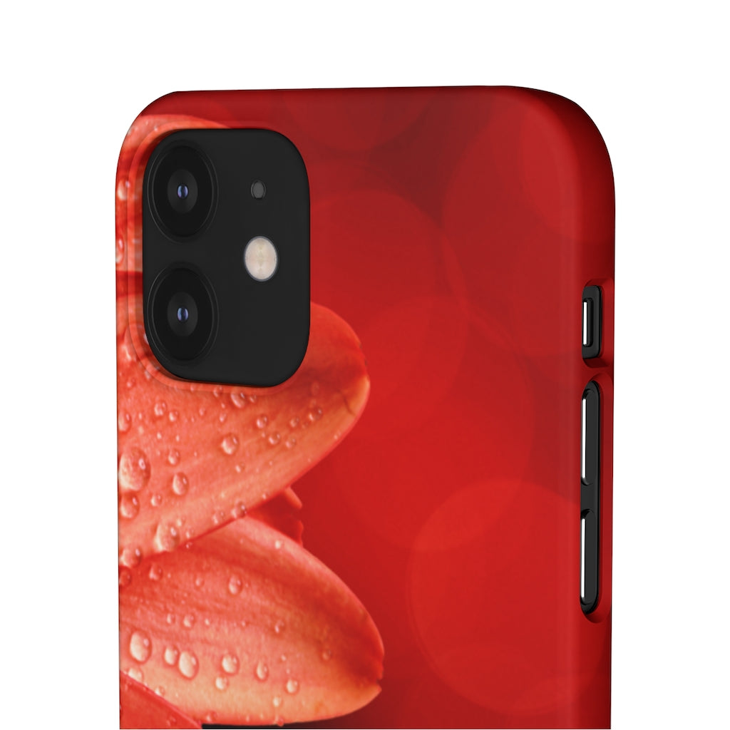 Red Spring Flower Samsung/iPhone (Slim) iPhone 12 Matte Phone Case