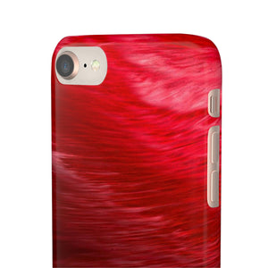 Red Feather Ink Art iPhone Case (Slim) Phone Case