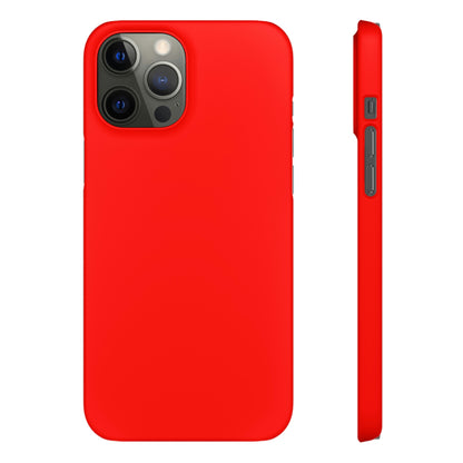 Candy Apple Red iPhone Case (Slim) iPhone 12 Pro Max Matte Phone Case