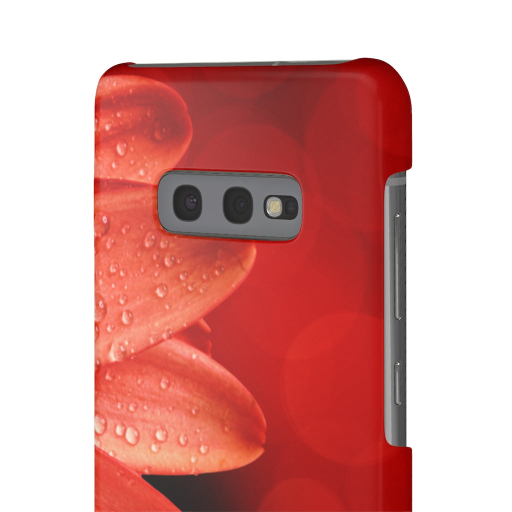 Red Spring Flower Samsung/iPhone (Slim) Samsung Galaxy S10E Glossy Phone Case