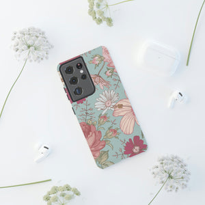 Hibiscus Vintage Flower Samsung Case (Protective) Phone Case