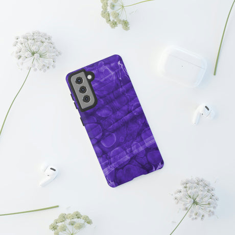 Purple Ebru Art Android Case (Protective) Phone Case