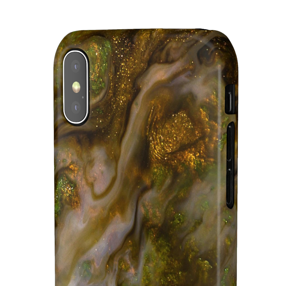 Smaragd Green Ink Art iPhone Case (Slim) Phone Case