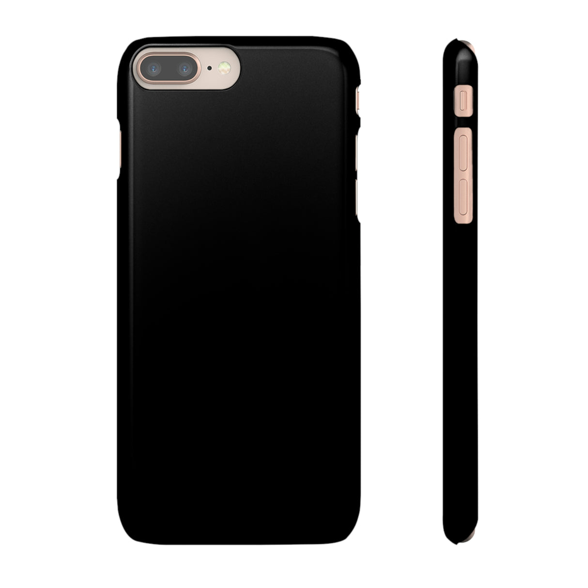 Black iPhone Case (Slim) iPhone 8 Plus Glossy Phone Case