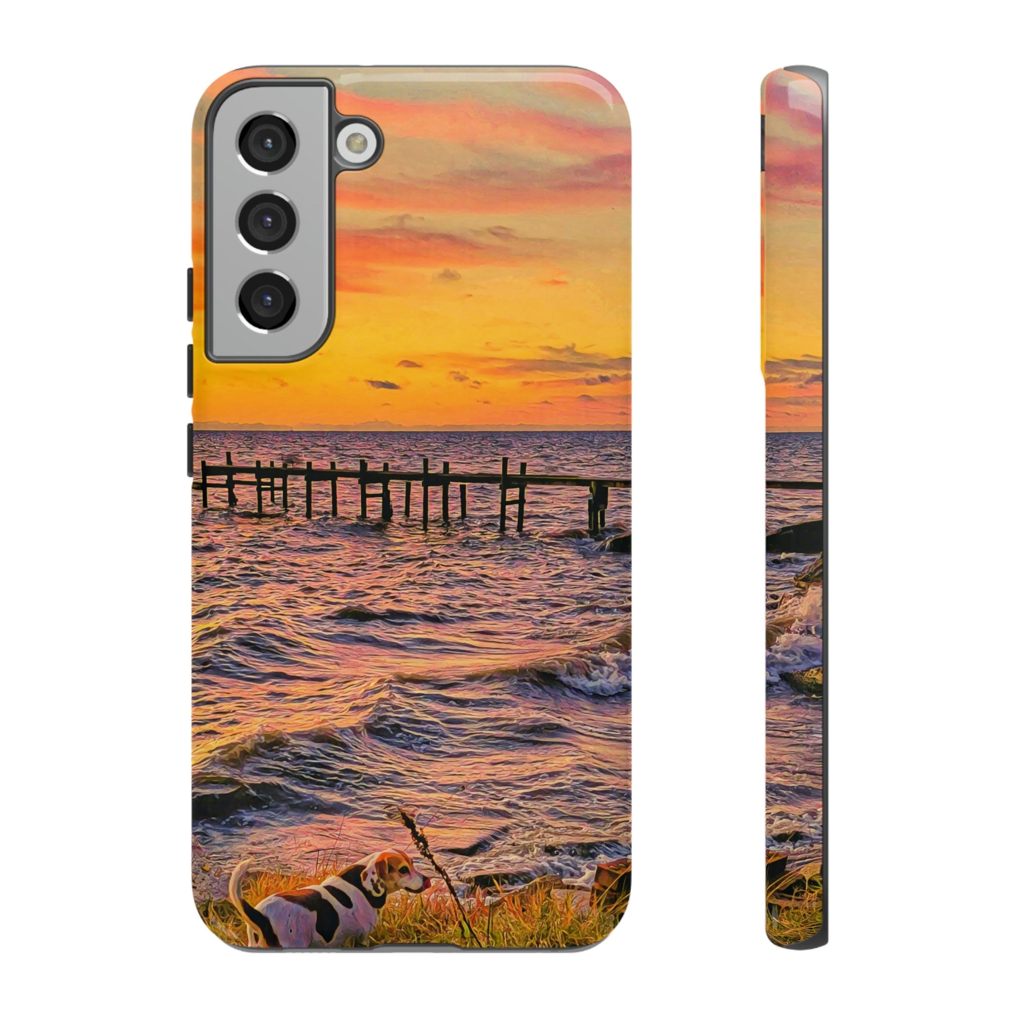 SunDown Android Case (Protective) Samsung Galaxy S22 Plus Glossy Phone Case