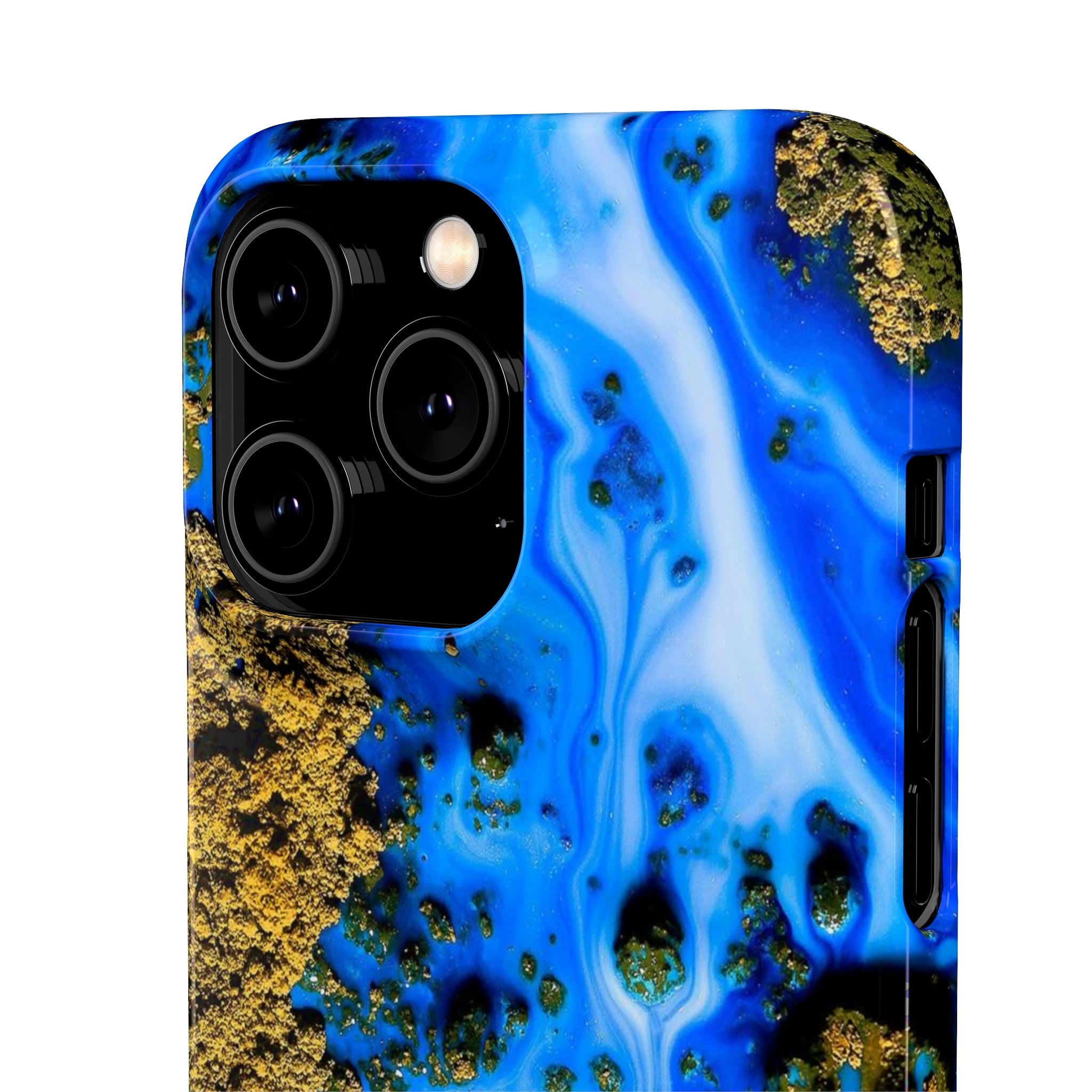 Blue River Ink Art iPhone Case (Slim) Phone Case