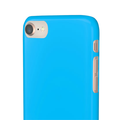 Deep Sky Blue iPhone Case (Slim) Phone Case