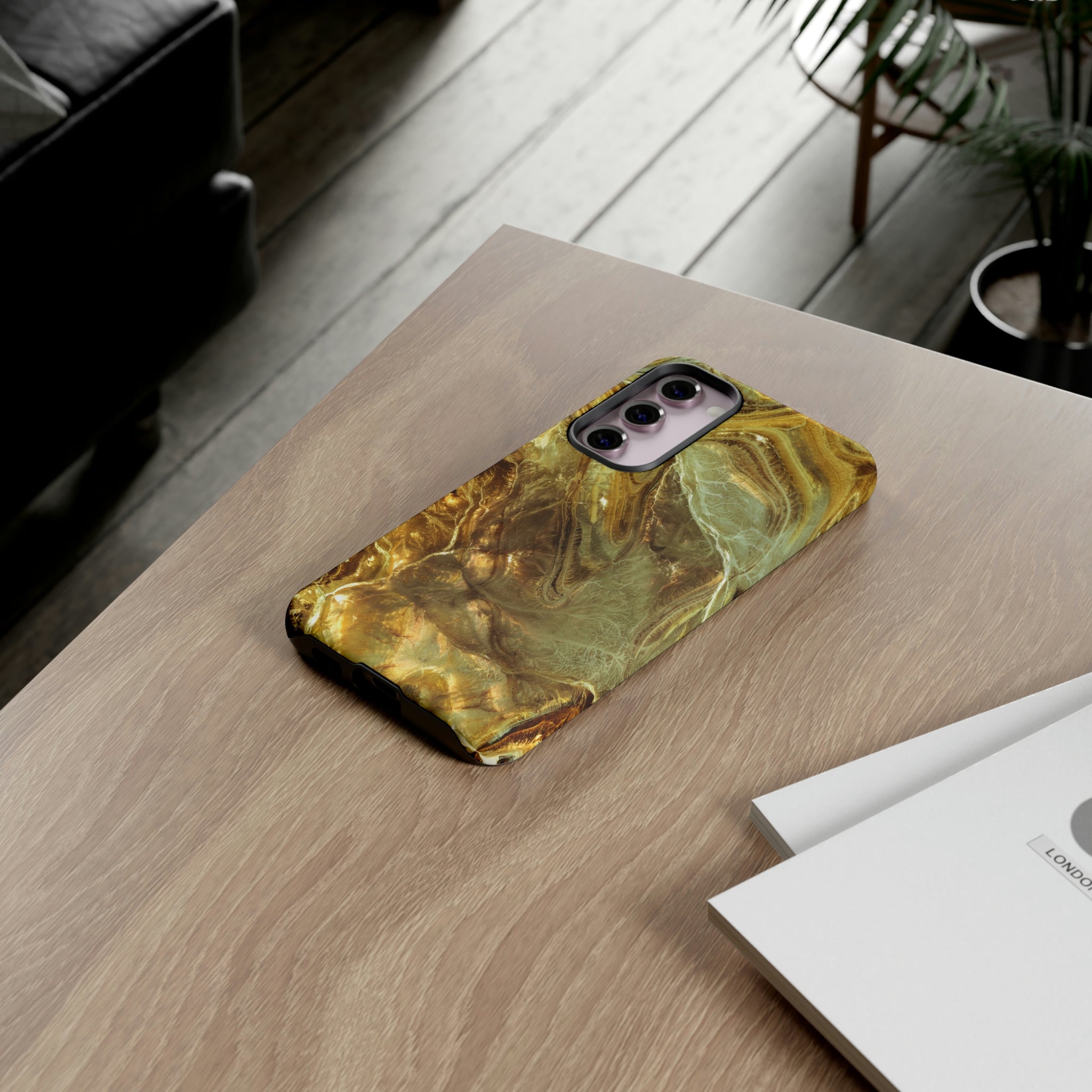 Nacre Marble Android Case (Protective) Phone Case