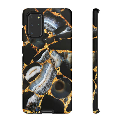 Dark Agate Marble Android Case (Protective) Samsung Galaxy S20+ Matte Phone Case