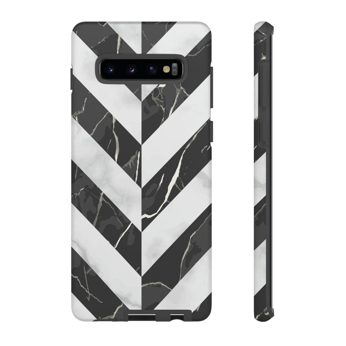 Herringbone Android Case (Protective) Samsung Galaxy S10 Plus Matte Phone Case