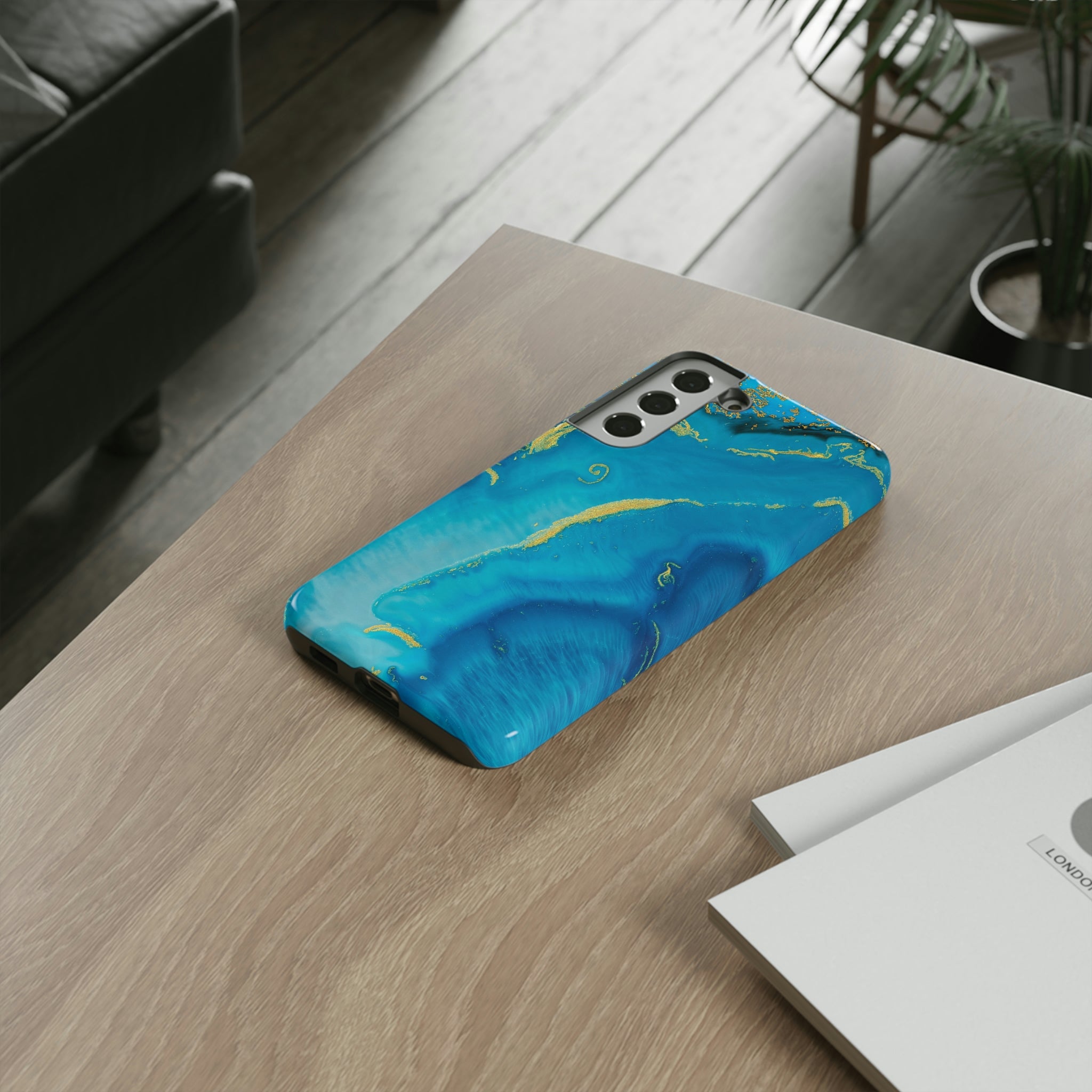 Blue Watercolor Android Case (Protective) Phone Case