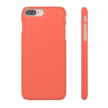 Bittersweet Orange iPhone Case (Slim) iPhone 8 Plus Matte Phone Case