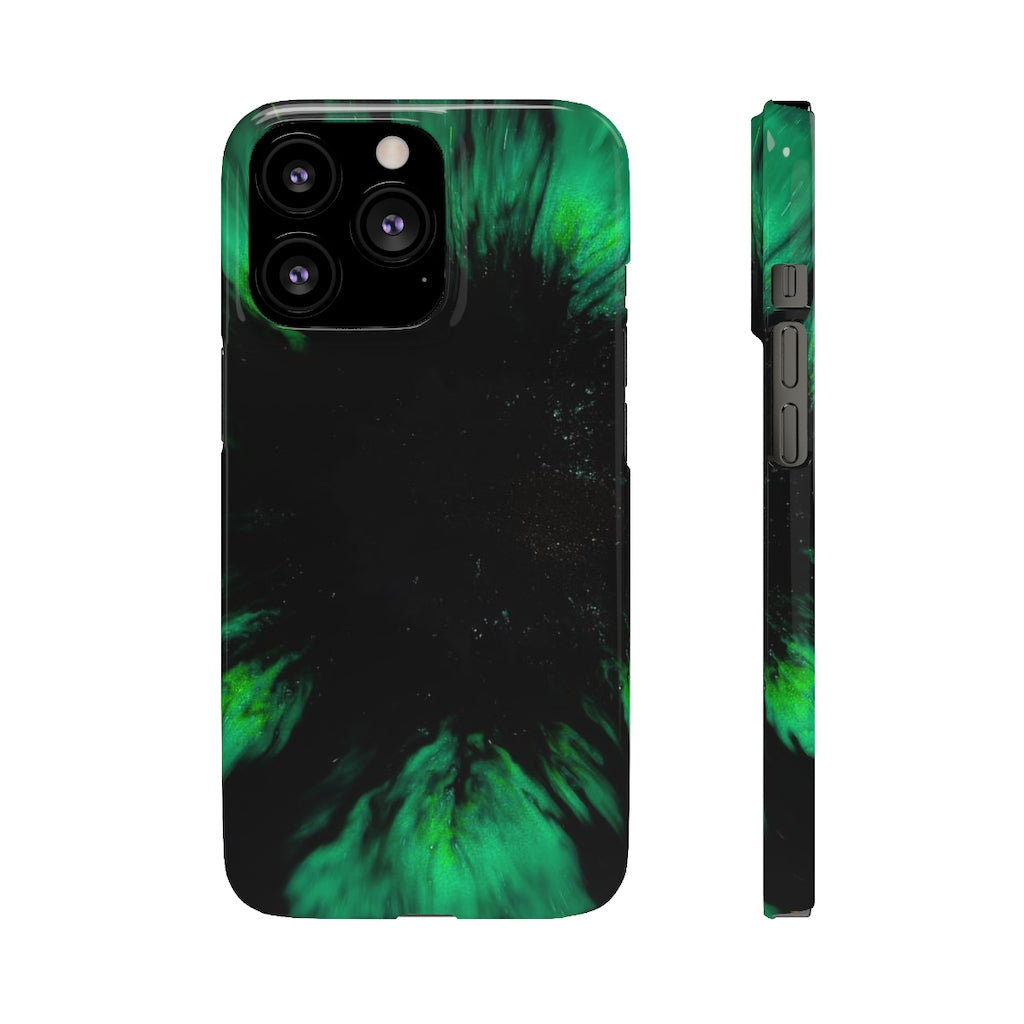 Northen Star Gaze Ink Art iPhone Case (Slim) iPhone 13 Pro Glossy Phone Case