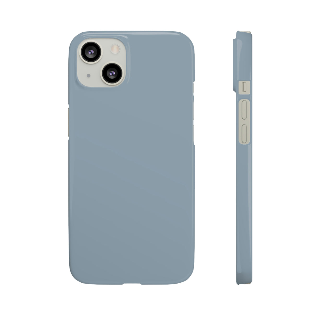 Cadet Grey iPhone Case (Slim) iPhone 13 Glossy Phone Case