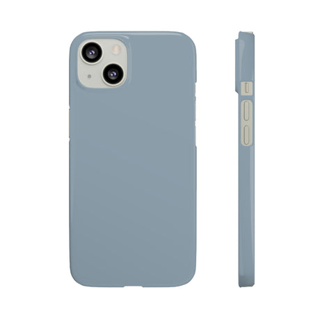 Cadet Grey iPhone Case (Slim) iPhone 13 Glossy Phone Case