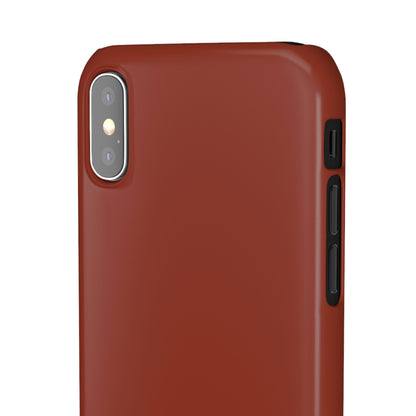 Burnt Umber iPhone Case (Slim) Phone Case