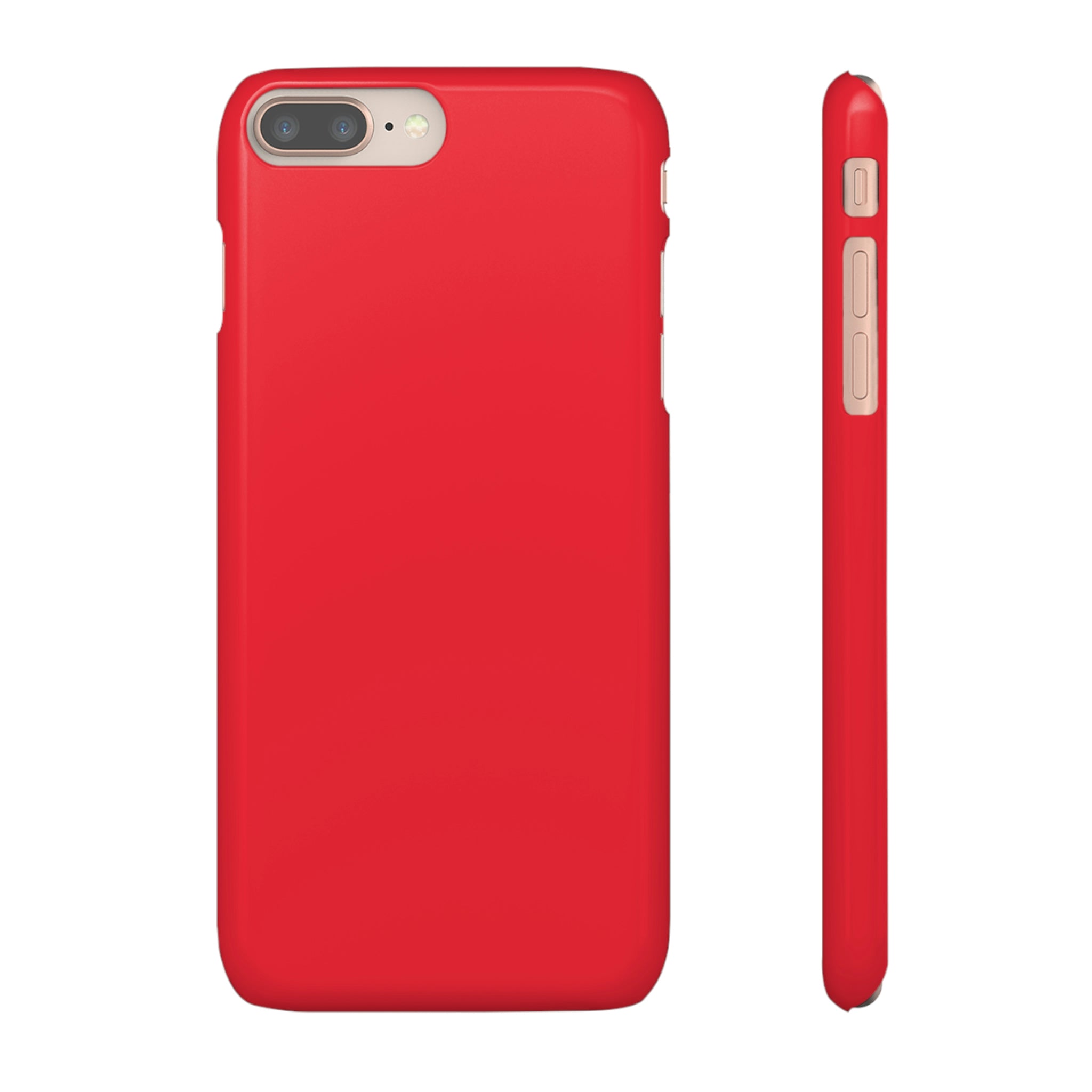 Imperial Red iPhone Case (Slim) iPhone 8 Plus Glossy Phone Case