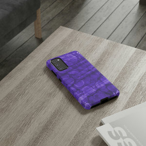 Purple Ebru Art Android Case (Protective) Phone Case