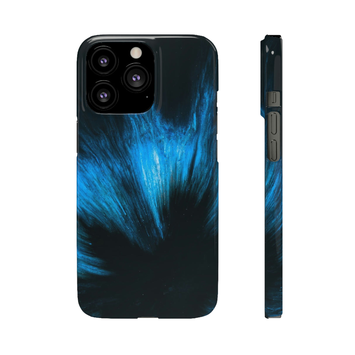 Midnight Shadow Ink Art iPhone Case (Slim) iPhone 13 Pro Glossy Phone Case